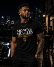 MONEY & MUSCLES FITTED TEE