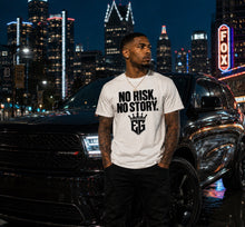 NO RISK. NO STORY. HEAVY TEE
