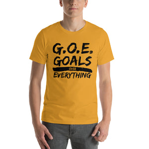 Goals over Everything | Men's tee (black ink)