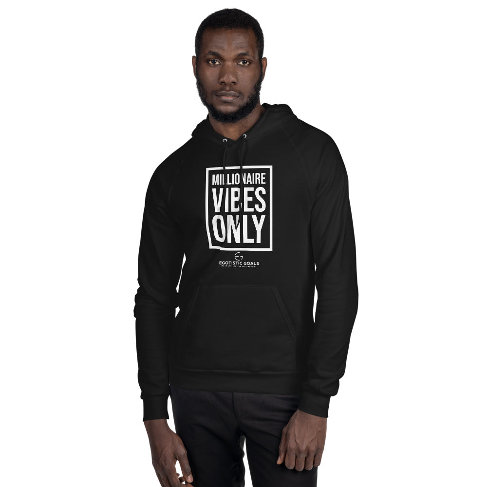 Millionaire Vibes Only | Men's Hoody Pullover Black